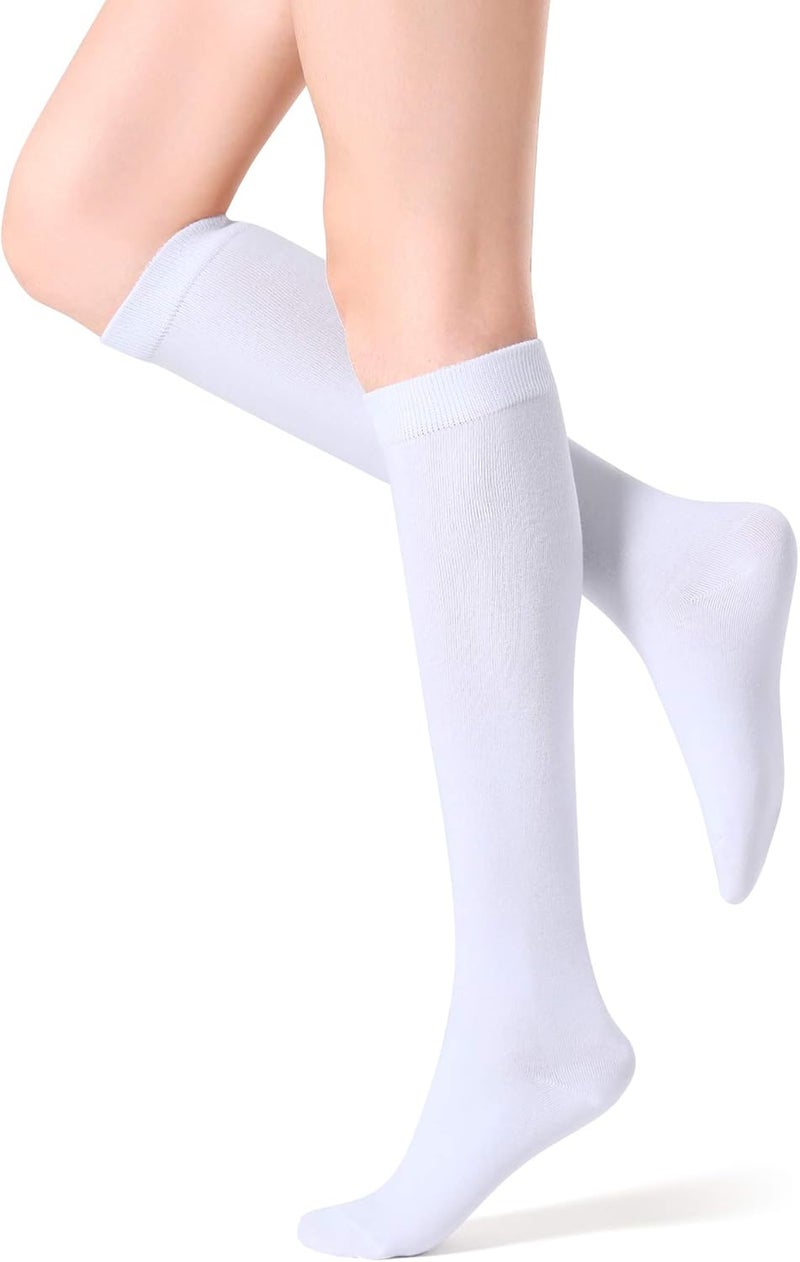 FITRELL Women's Knee High Socks Outdoor Sport Athletic Socks Casual Stripe Tube Socks 1-4 Pack - Image 4